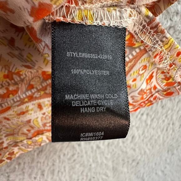 Sanctuary XS Sleeveless V-Neck Top Flowy Boho Casual Summer Vacation - Picture 8 of 8